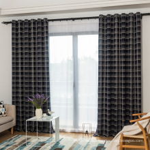 wholesale luxury home printed black out curtain living room